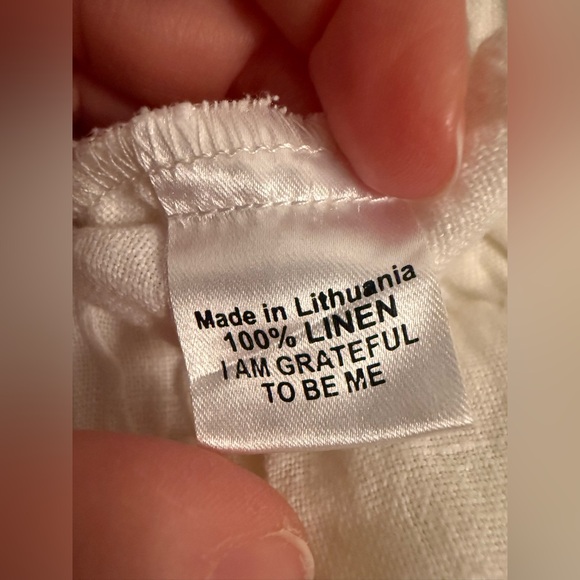 Flax 100% Linen Pants Size P (4-6) - Picture 7 of 7